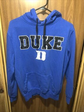 Duke Blue Devils Stitched College Hoodie Sweatshirt Size S
